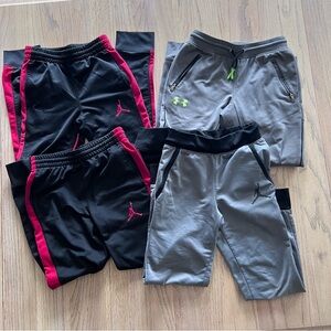 4 Pant Bundle • Jordan & Under Armour